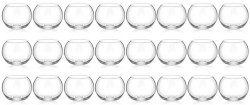 GF117 - 24 small  clear glass fishbowl